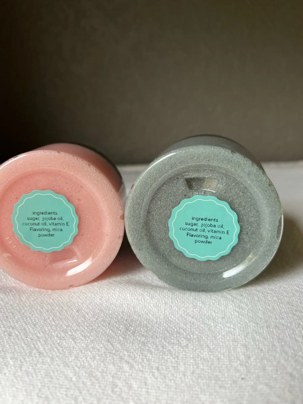 Hand Crafted Dual Sugar Scrub Set Grape and Bubblegum Exfoliant